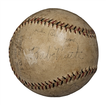 1931 Babe Ruth Signed San Francisco Seals Baseball (JSA)